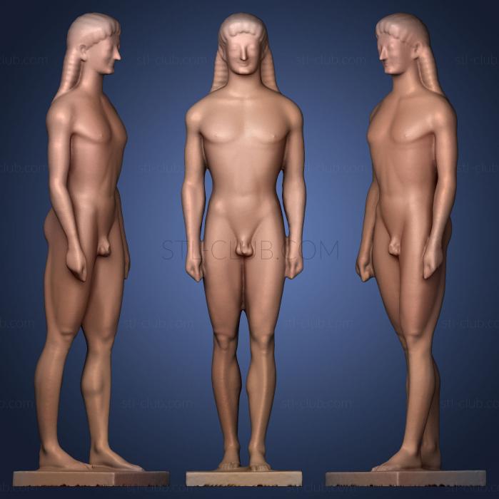 3D model Kouros von Tenea (STL)